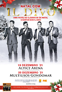 NATAL COM ILDIVO - 19 DEZ&acute;21, Altice Arena - 20 DEZ &acute;21, Multiusos Gondomar