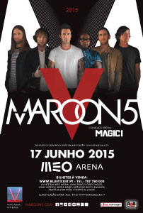 MAROON 5 - 17 Junho 2015, MEO Arena