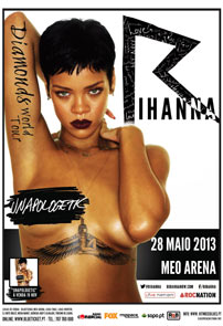 RIHANA Diamonds World Tour - 28 Maio 2013, MEO ARENA